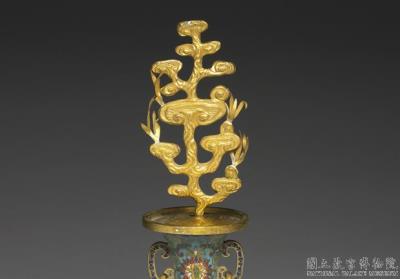 图片[2]-“Five Altar Offerings” in cloisonne enamels – Vase, made by Qing court, Qing dynasty, 18th century-China Archive